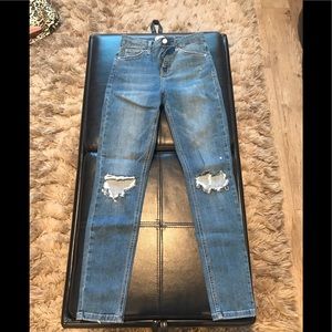 Top Shop Petite High Waisted Jamie jeans